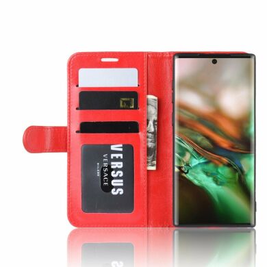 Чохол-книжка Deexe Wallet Style для Samsung Galaxy Note 10 - Red