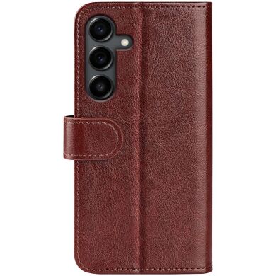 Чехол-книжка Deexe Wallet Style для Samsung Galaxy S25 FE (S731) - Brown
