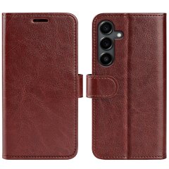 Чехол-книжка Deexe Wallet Style для Samsung Galaxy S25 FE (S731) - Brown