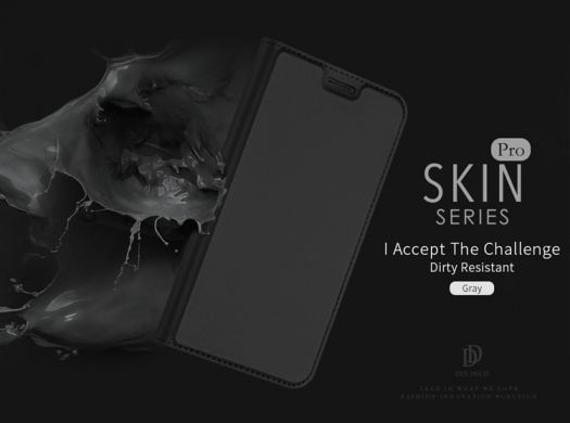 Чехол-книжка DUX DUCIS Skin Pro для Samsung Galaxy J4 2018 (J400) - Grey
