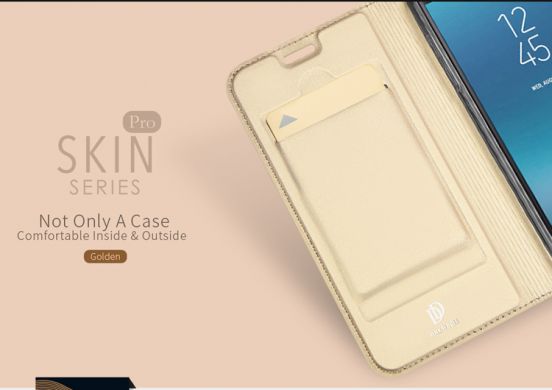 Чехол-книжка DUX DUCIS Skin Pro для Samsung Galaxy J4 2018 (J400) - Rose Gold