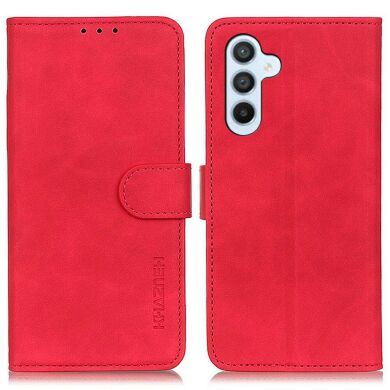 Чехол-книжка KHAZNEH Retro Wallet для Samsung Galaxy A26 (A266) - Red