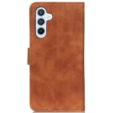 Чехол-книжка KHAZNEH Retro Wallet для Samsung Galaxy M35 (M356) - Brown