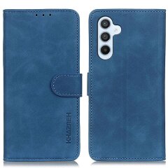 Чехол-книжка KHAZNEH Retro Wallet для Samsung Galaxy S25 FE (S731) - Blue