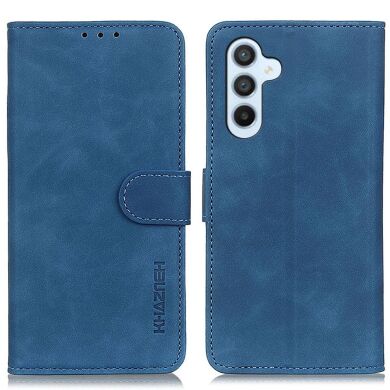 Чехол-книжка KHAZNEH Retro Wallet для Samsung Galaxy S25 FE (S731) - Blue