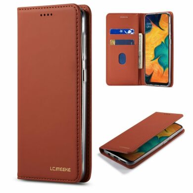 Чохол-книжка LC.IMEEKE LC-002 для Samsung Galaxy A40 (А405), Brown