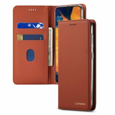 Чохол-книжка LC.IMEEKE LC-002 для Samsung Galaxy A40 (А405), Brown