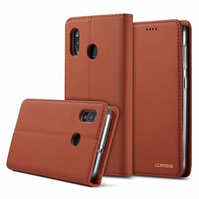 Чохол-книжка LC.IMEEKE LC-002 для Samsung Galaxy A40 (А405), Brown