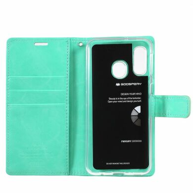 Чохол-книжка MERCURY Classic Wallet для Samsung Galaxy A40 (А405) - Cyan