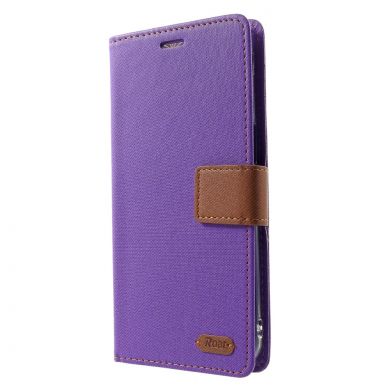 Чехол-книжка ROAR KOREA Cloth Texture для Samsung Galaxy J6+ (J610) - Purple