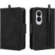 Чехол-книжка с карманами Deexe Wallet Stand (Pencil Slot) для Samsung Galaxy Fold 8 - Black. Фото 1 из 6