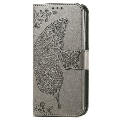 Чохол-книжка з малюнком UniCase Butterfly Pattern для Samsung Galaxy S26 FE - Grey