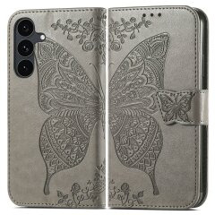 Чохол-книжка з малюнком UniCase Butterfly Pattern для Samsung Galaxy S26 FE - Grey