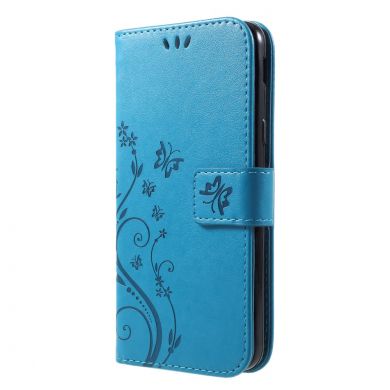 Чехол-книжка UniCase Flower Pattern для Samsung Galaxy J6 2018 (J600) - Blue