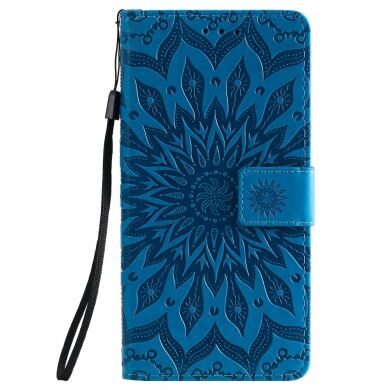 Чехол-книжка UniCase SunFlower Pattern для Samsung Galaxy A10s (A107) - Blue