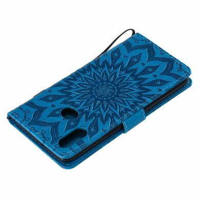 Чехол-книжка UniCase SunFlower Pattern для Samsung Galaxy A10s (A107) - Blue