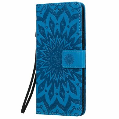 Чехол-книжка UniCase SunFlower Pattern для Samsung Galaxy A10s (A107) - Blue