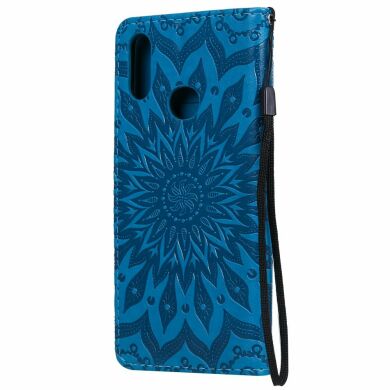 Чехол-книжка UniCase SunFlower Pattern для Samsung Galaxy A10s (A107) - Blue