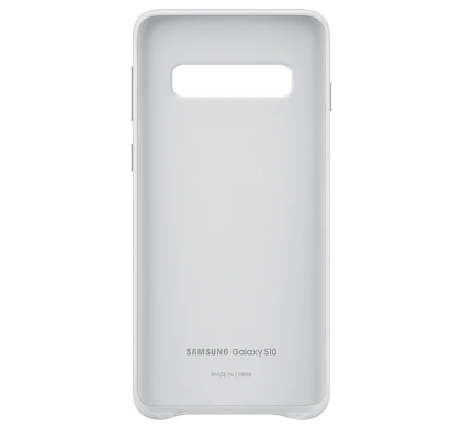 Чохол Leather Cover для Samsung Galaxy S10 (G973) EF-VG973LWEGRU - White