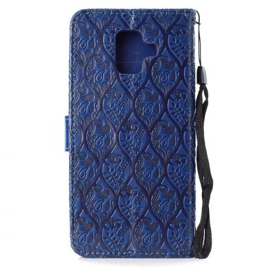 Чехол UniCase Leaf Wallet для Samsung Galaxy A6 2018 (A600) - Dark Blue