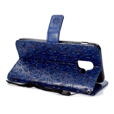 Чехол UniCase Leaf Wallet для Samsung Galaxy A6 2018 (A600) - Dark Blue