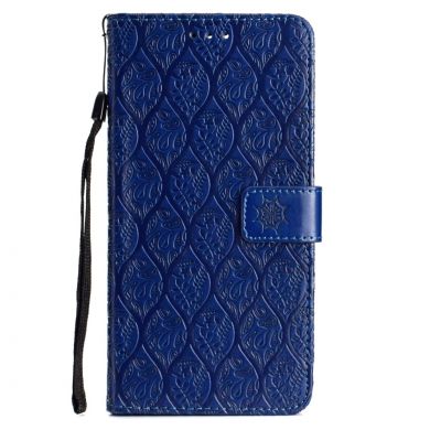 Чехол UniCase Leaf Wallet для Samsung Galaxy A6 2018 (A600) - Dark Blue