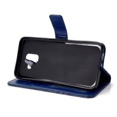 Чехол UniCase Leaf Wallet для Samsung Galaxy A6 2018 (A600) - Dark Blue