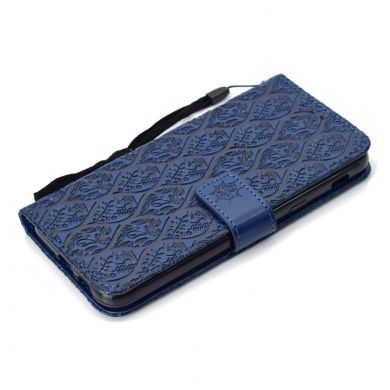 Чехол UniCase Leaf Wallet для Samsung Galaxy A6 2018 (A600) - Dark Blue