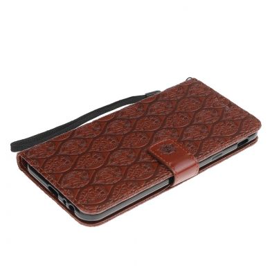 Чехол UniCase Leaf Wallet для Samsung Galaxy J4+ (J415) - Brown