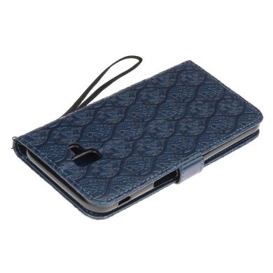 Чехол UniCase Leaf Wallet для Samsung Galaxy J6+ (J610) - Dark Blue