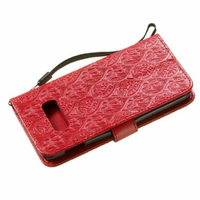 Чехол UniCase Leaf Wallet для Samsung Galaxy S10e (G970) - Red
