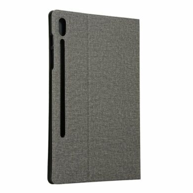 Чохол UniCase Texture Stand для Samsung Galaxy Tab S7 Plus (T970/975) / S8 Plus (T800/806) - Grey
