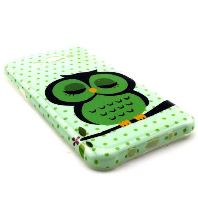 Силиконовая накладка Deexe Life Style для Samsung Galaxy J7 (J700) / J7 Neo (J701) - Sleepy Owl