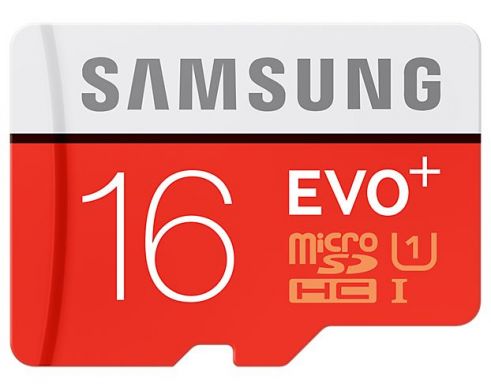 Карта памяти MicroSD Samsung 16GB 10 class EVO PLUS + адаптер (MB-MC16DA/RU)