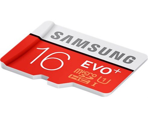 Карта памяти MicroSD Samsung 16GB 10 class EVO PLUS + адаптер (MB-MC16DA/RU)