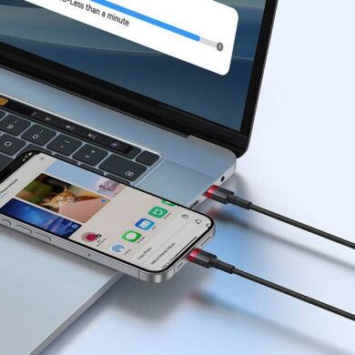 Комплект кабелів (2шт) Baseus Cafule Type-C to Type-C (100W, 2m) P10318306003-01 - Black / Grey