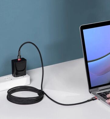 Комплект кабелів (2шт) Baseus Cafule Type-C to Type-C (100W, 2m) P10318306003-01 - Black / Grey