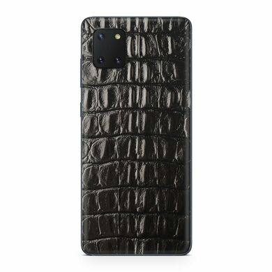 Кожаная наклейка Glueskin для Samsung Galaxy Note 10 Lite (N770) - Black Alligator