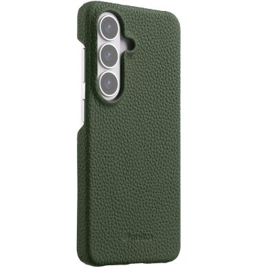 Шкіряний чохол MELKCO Leather Case для Samsung Galaxy S26 (S942) - Dark Green