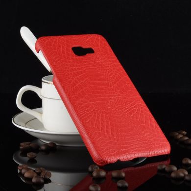 Пластиковий чохол Deexe Croco Style для Samsung Galaxy J4+ (J415) - Red
