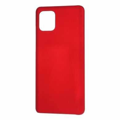 Пластиковый чехол Deexe Hard Shell для Samsung Galaxy A71 (A715) - Red