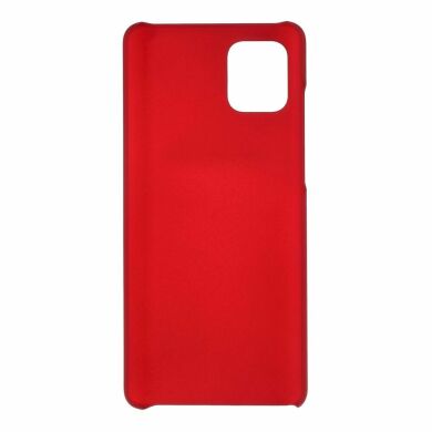 Пластиковый чехол Deexe Hard Shell для Samsung Galaxy A71 (A715) - Red
