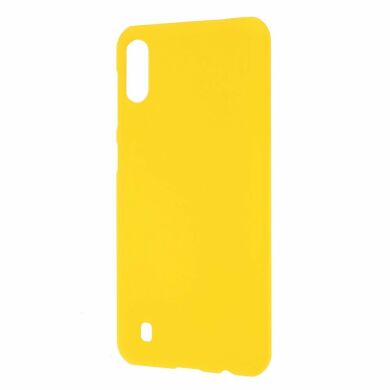 Пластиковый чехол Deexe Hard Shell для Samsung Galaxy M10 (M105) - Yellow