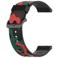 Ремінець Deexe Army Style для Samsung Galaxy Watch 3 (45mm) - Red