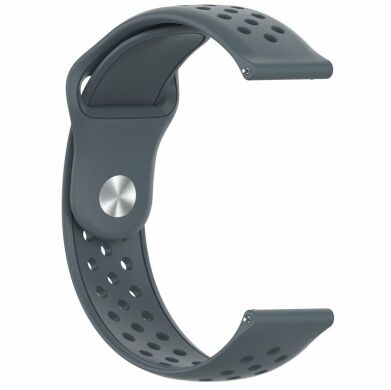 Ремешок Deexe Dot Style для часов с шириной крепления 20мм - Grey