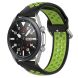 Ремінець Deexe Dual Color для Samsung Galaxy Watch 3 (41mm) - Black / Fluorescent Green