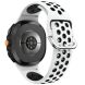 Ремінець Deexe Dual Color для Samsung Galaxy Watch 8 (40/44mm) / 8 Classic - White / Black