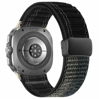 Ремінець Deexe Nylon Strap для Samsung Galaxy Watch Ultra (47mm) / Ultra (2025) - Black