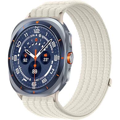 Ремешок Deexe Soft Weave для Samsung Galaxy Watch Ultra (47mm) / Ultra (2025) - Starlight