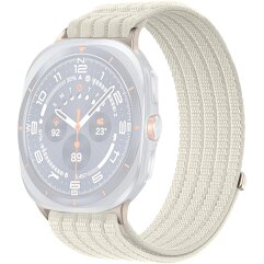 Ремешок Deexe Soft Weave для Samsung Galaxy Watch Ultra (47mm) / Ultra (2025) - Starlight